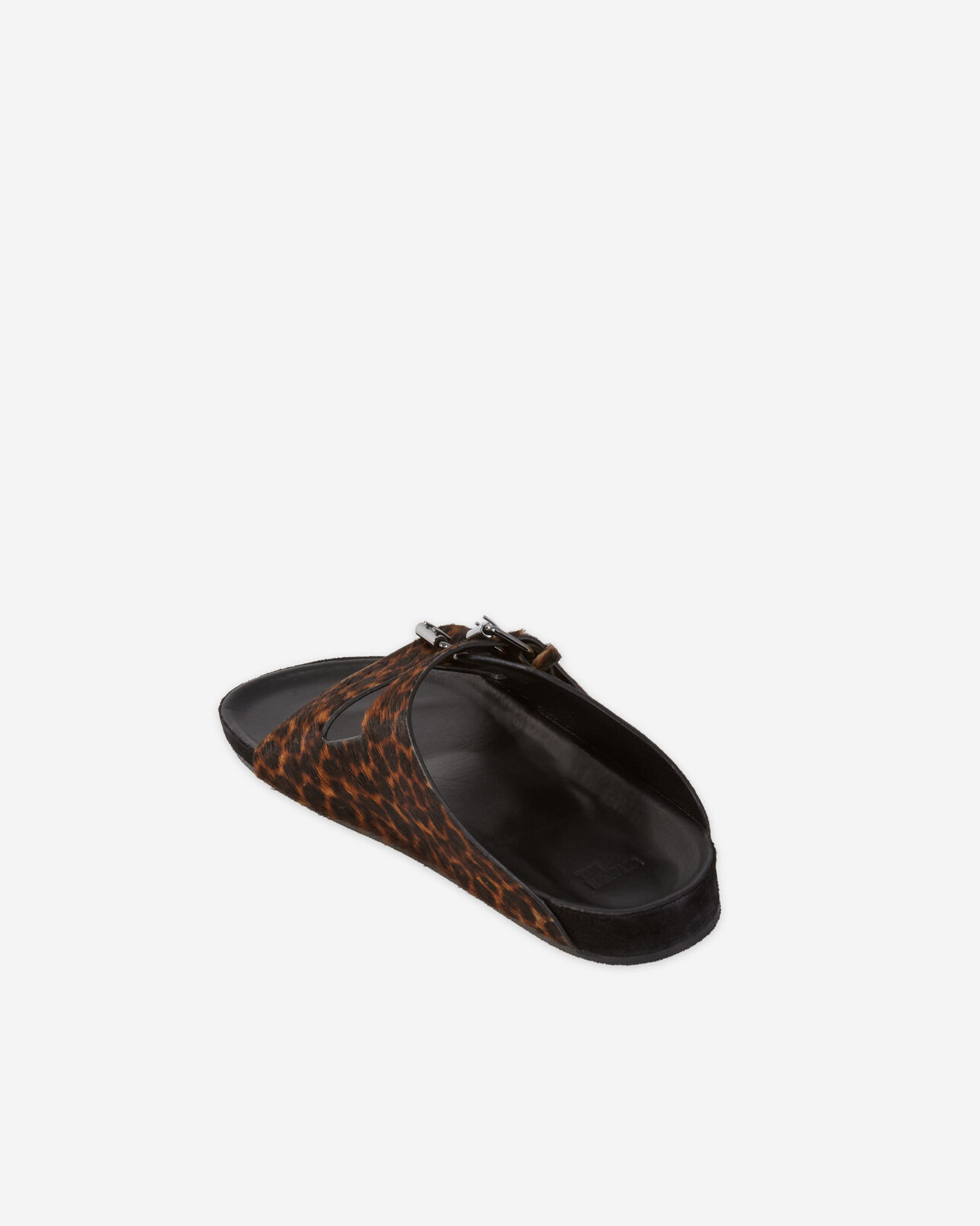 The Kooples MEN LEOPARD leopard print sandals