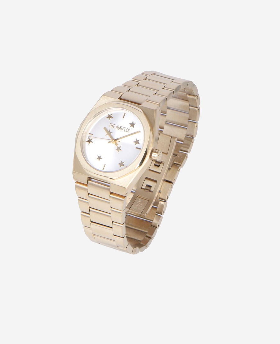 The Kooples MIXED GOLD watch with golden stars