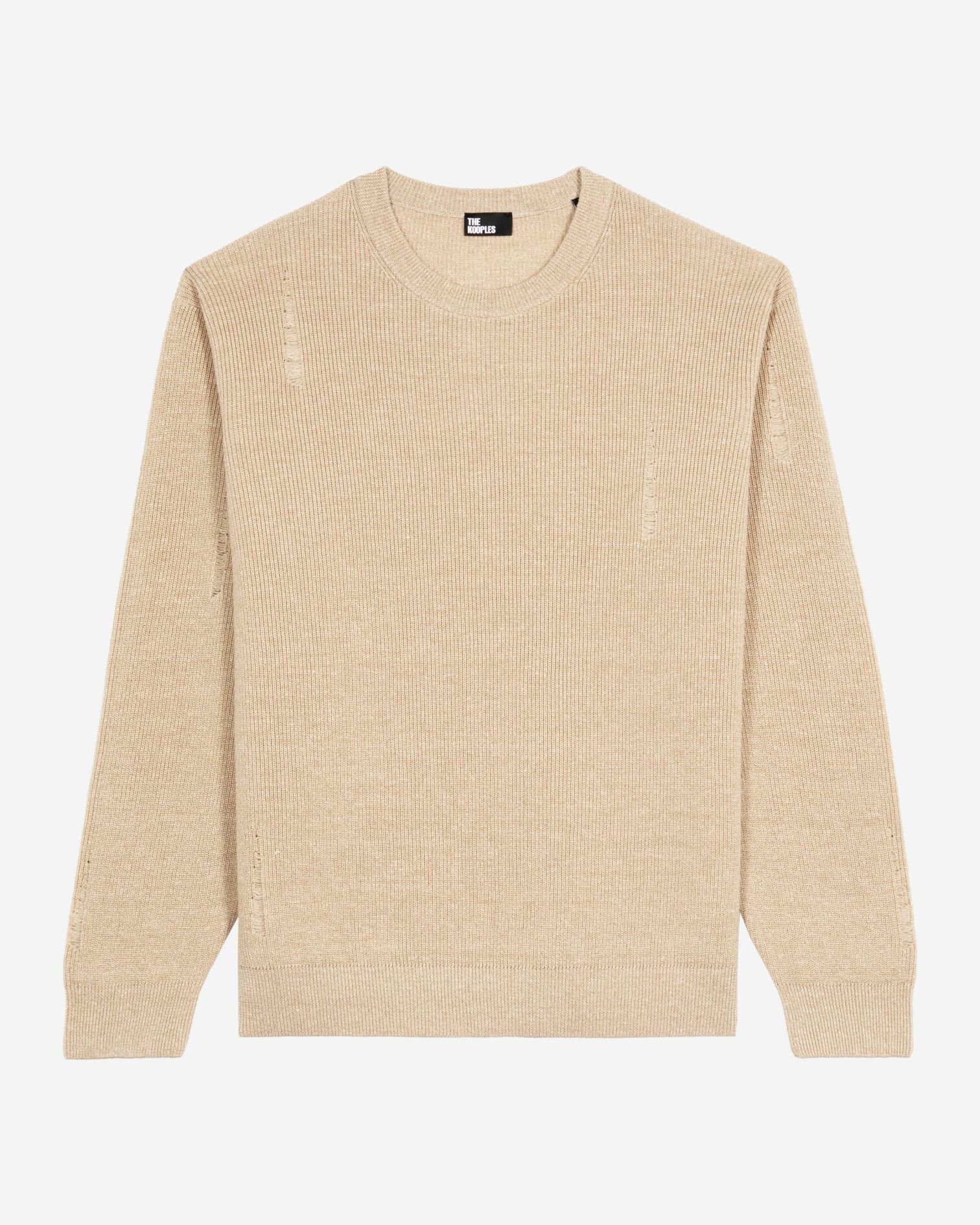 Wool and linen sweater, ECRU, hi-res image number null