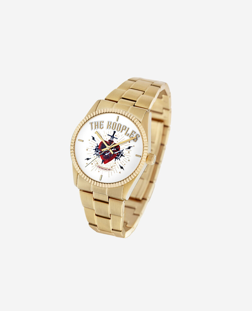 The Kooples MIXTE GOLD montre heart - dagger dor&eacute;e