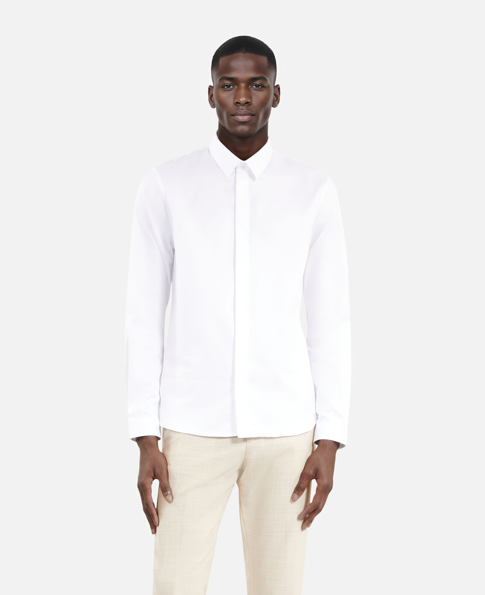 The Kooples MEN WHITE formal white shirt