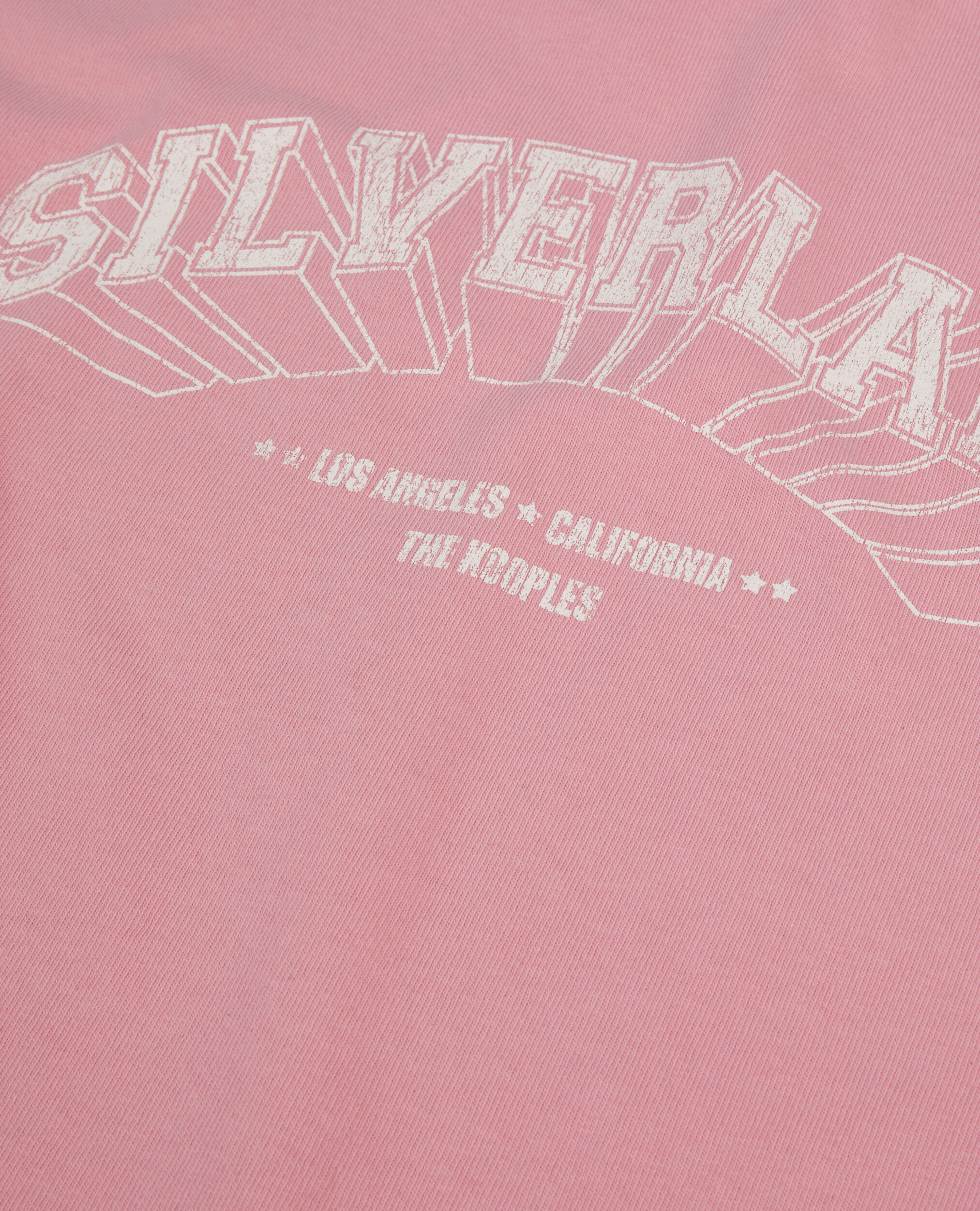 Hellrosa T-Shirt mit Silverlake-Siebdruck, SWEET PINK, hi-res image number null