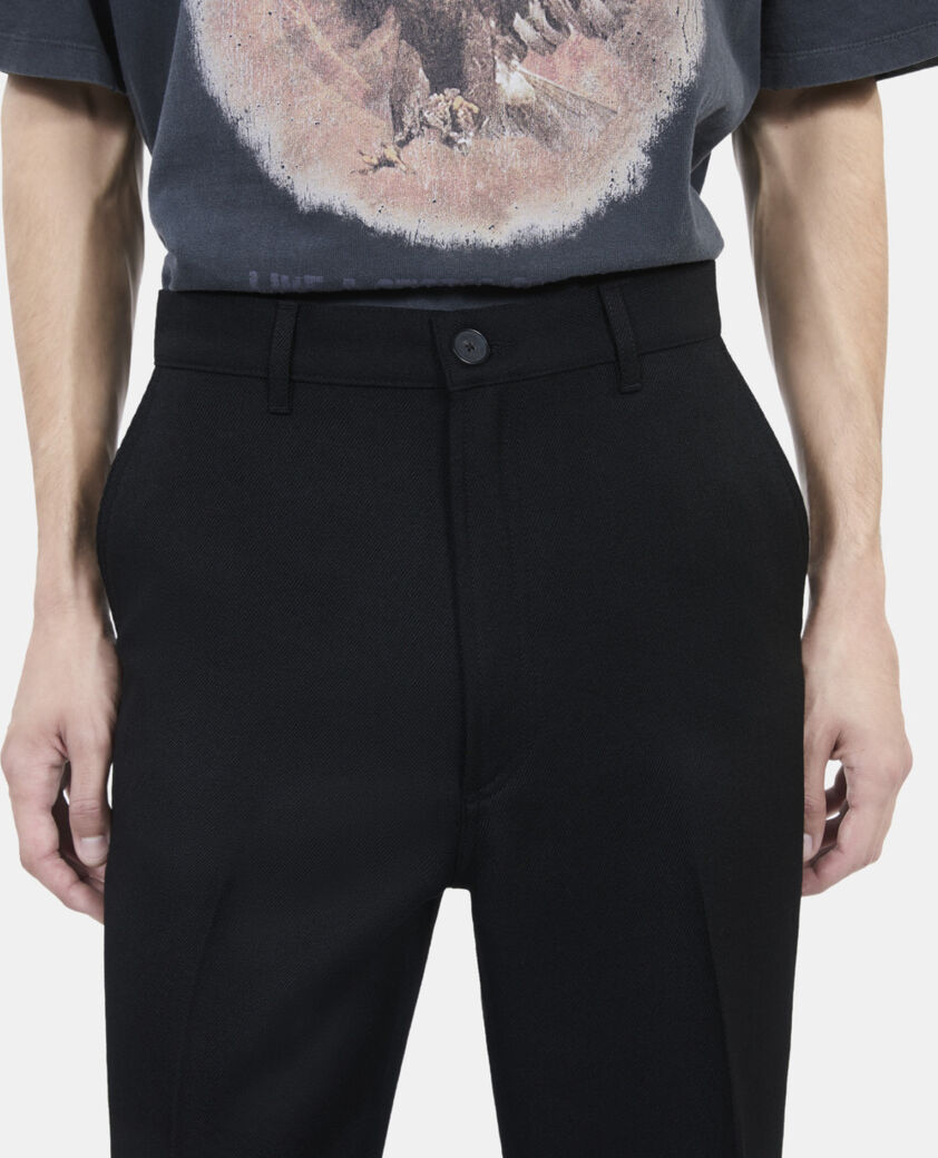 The Kooples HERREN BLACK schwarze wollhose