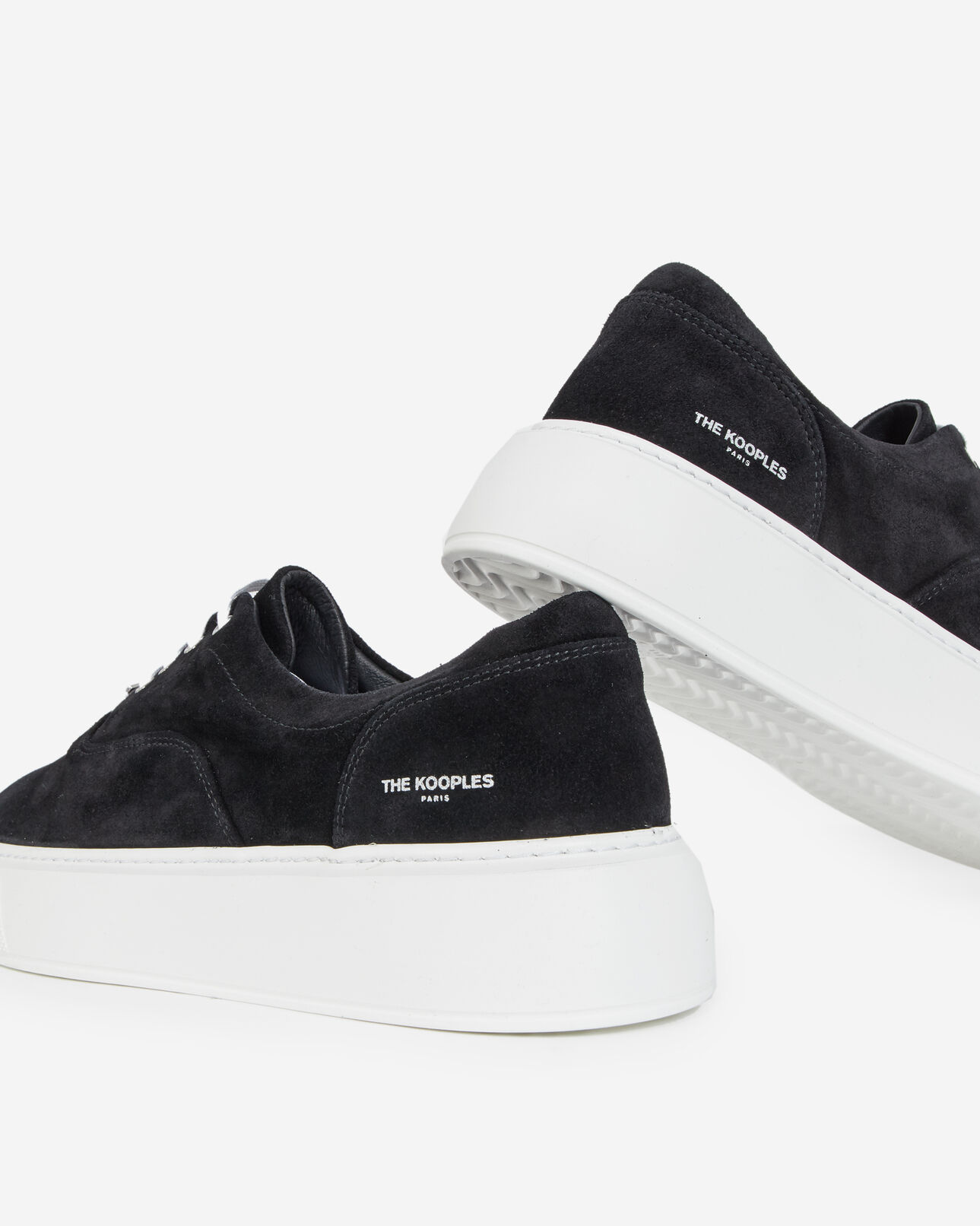The Kooples MEN BLACK black trainers with contrasting sole