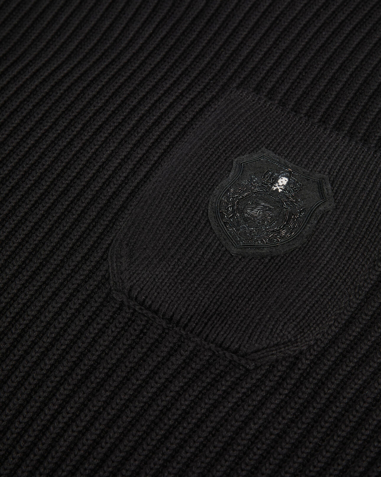 The Kooples MEN BLACK black cotton sweater