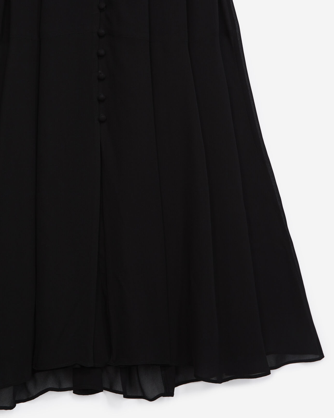 The Kooples DAMEN BLACK langes schwarzes kleid taillengürtel
