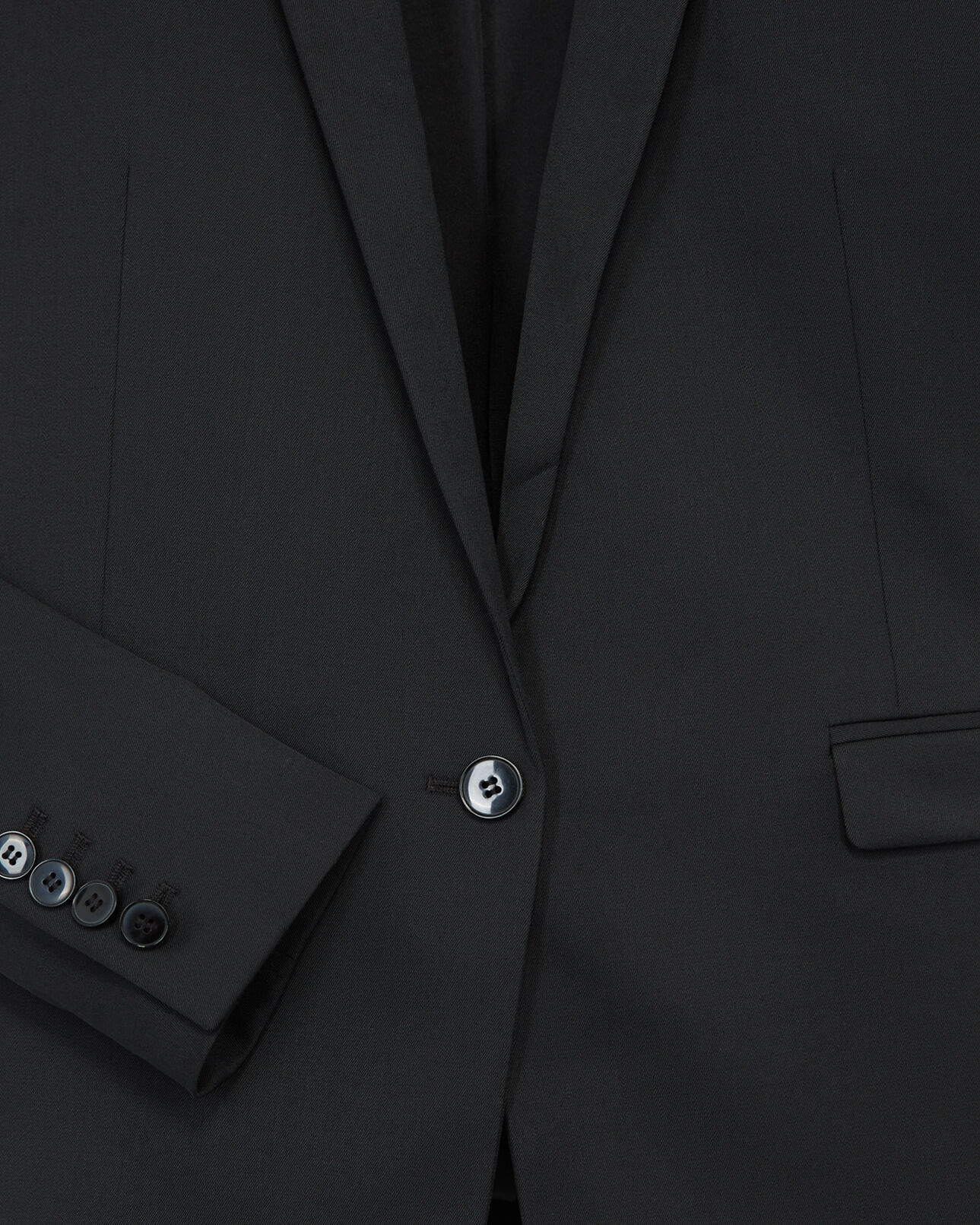 The Kooples WOMEN BLACK black suit jacket