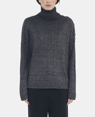 The Kooples WOMEN BLACK black wool and cashmere sweater