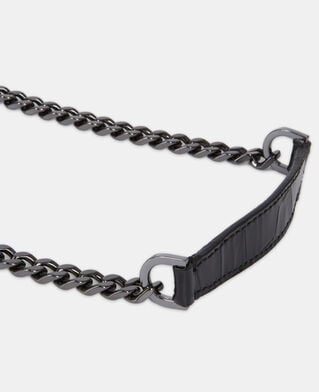 The Kooples WOMEN BLACK nano emily bag in black leather