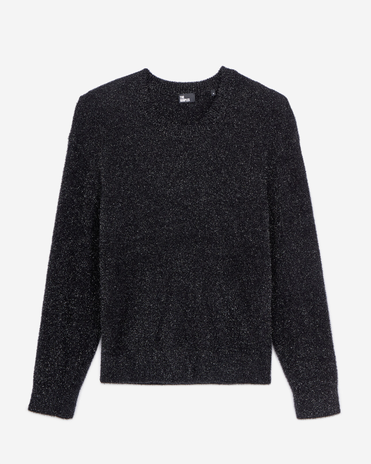 The Kooples HOMME BLACK pull pailleté noir