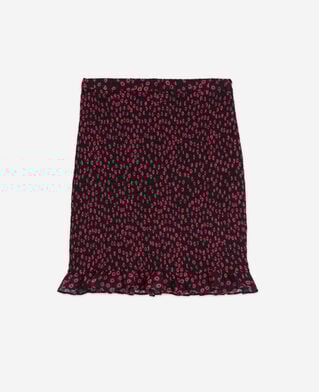 The Kooples DAMEN PINK kurzer rock mit print