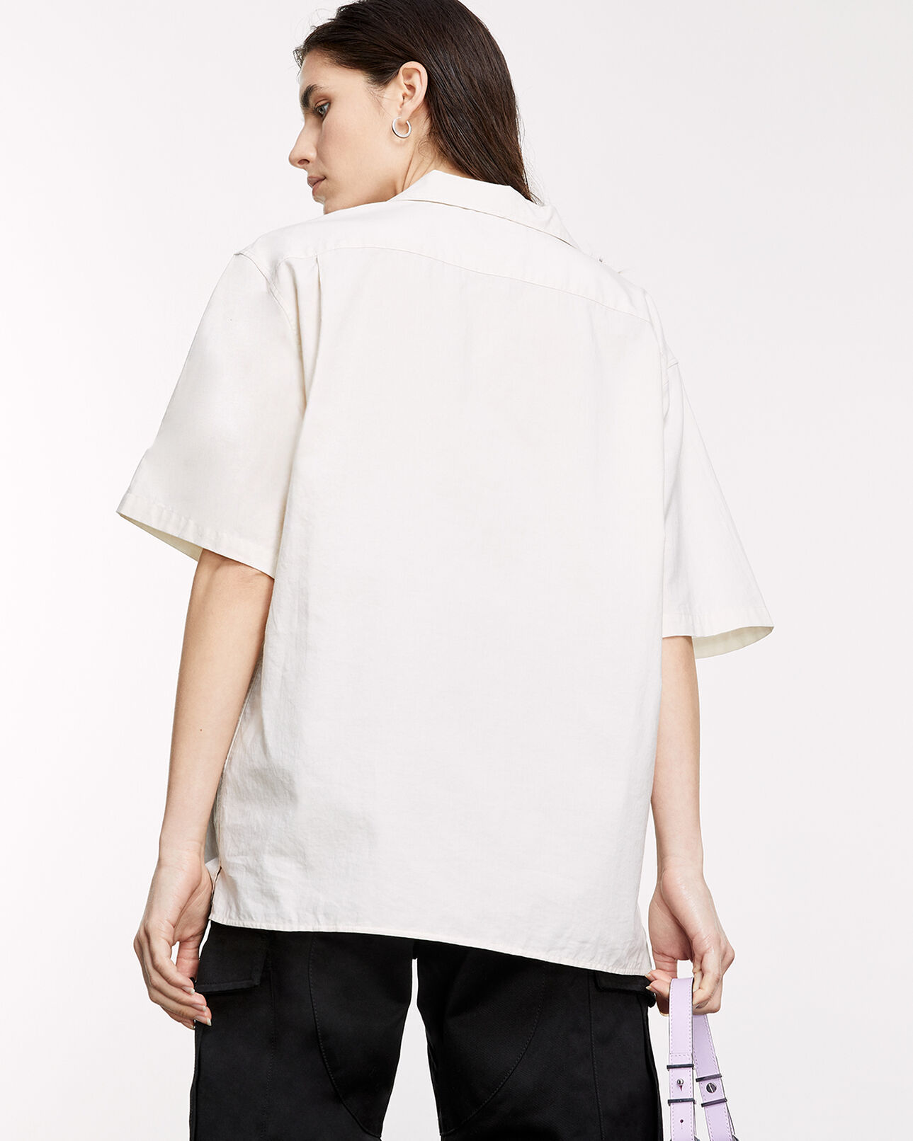 The Kooples MEN BEIGE beige shirt with breast pockets