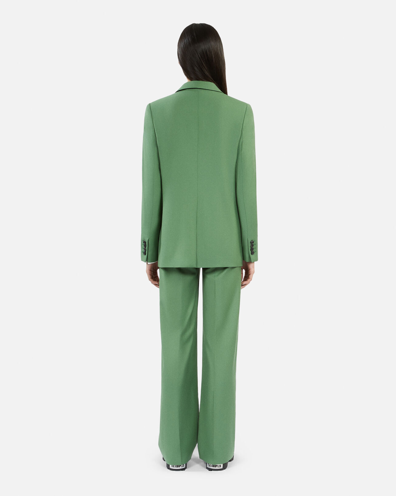 The Kooples DAMEN LIGHT KAKI grüne anzugjacke aus wolle