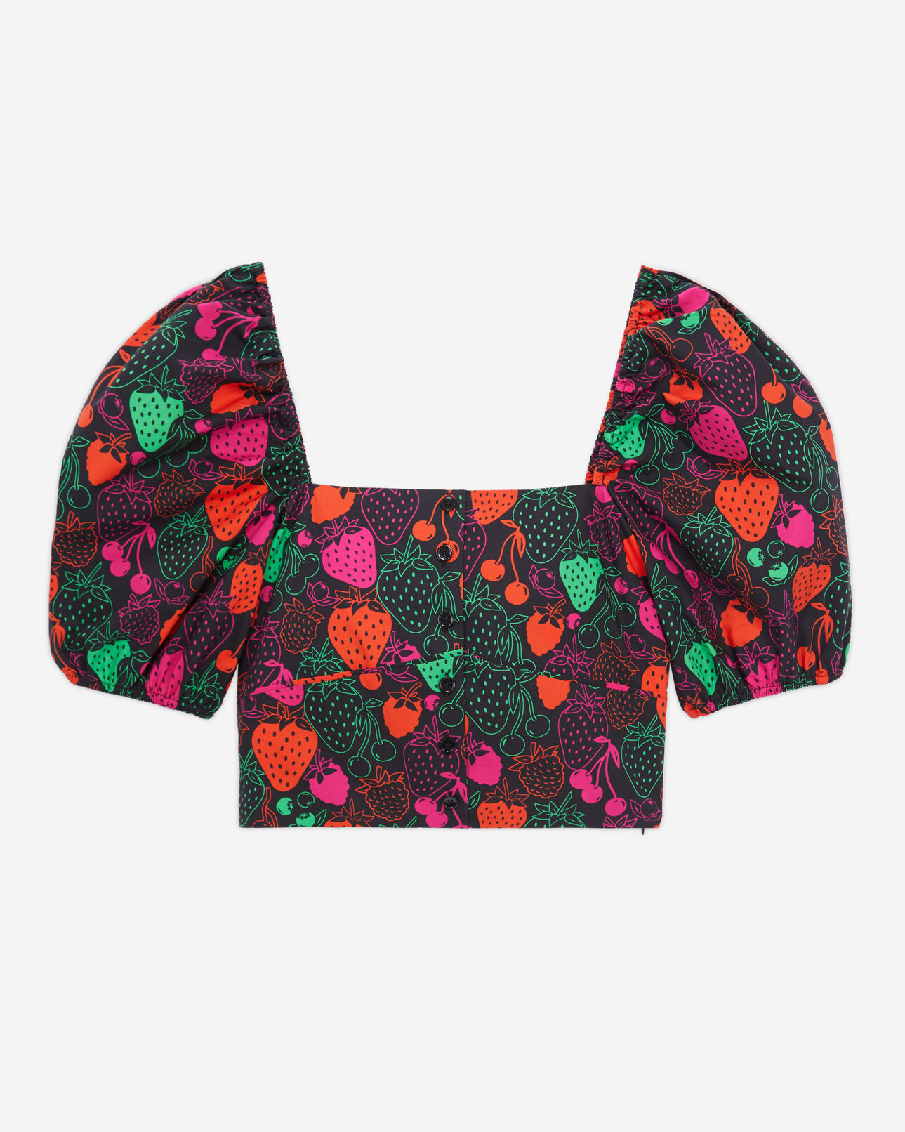 The Kooples FEMME MULTICOLOR top court à motifs