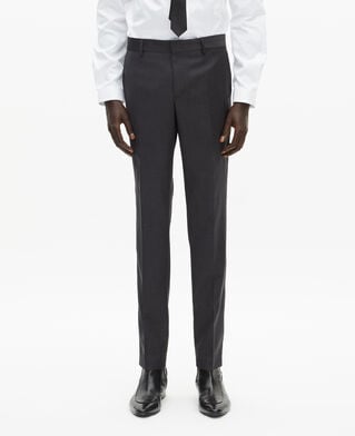 The Kooples MEN GREY grey slim-fit wool suit pants