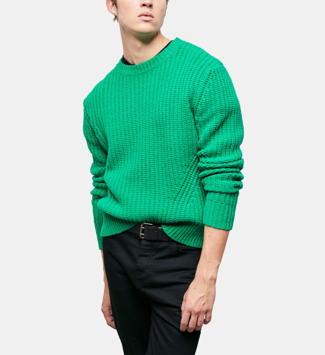 Green knit sweater The Kooples US