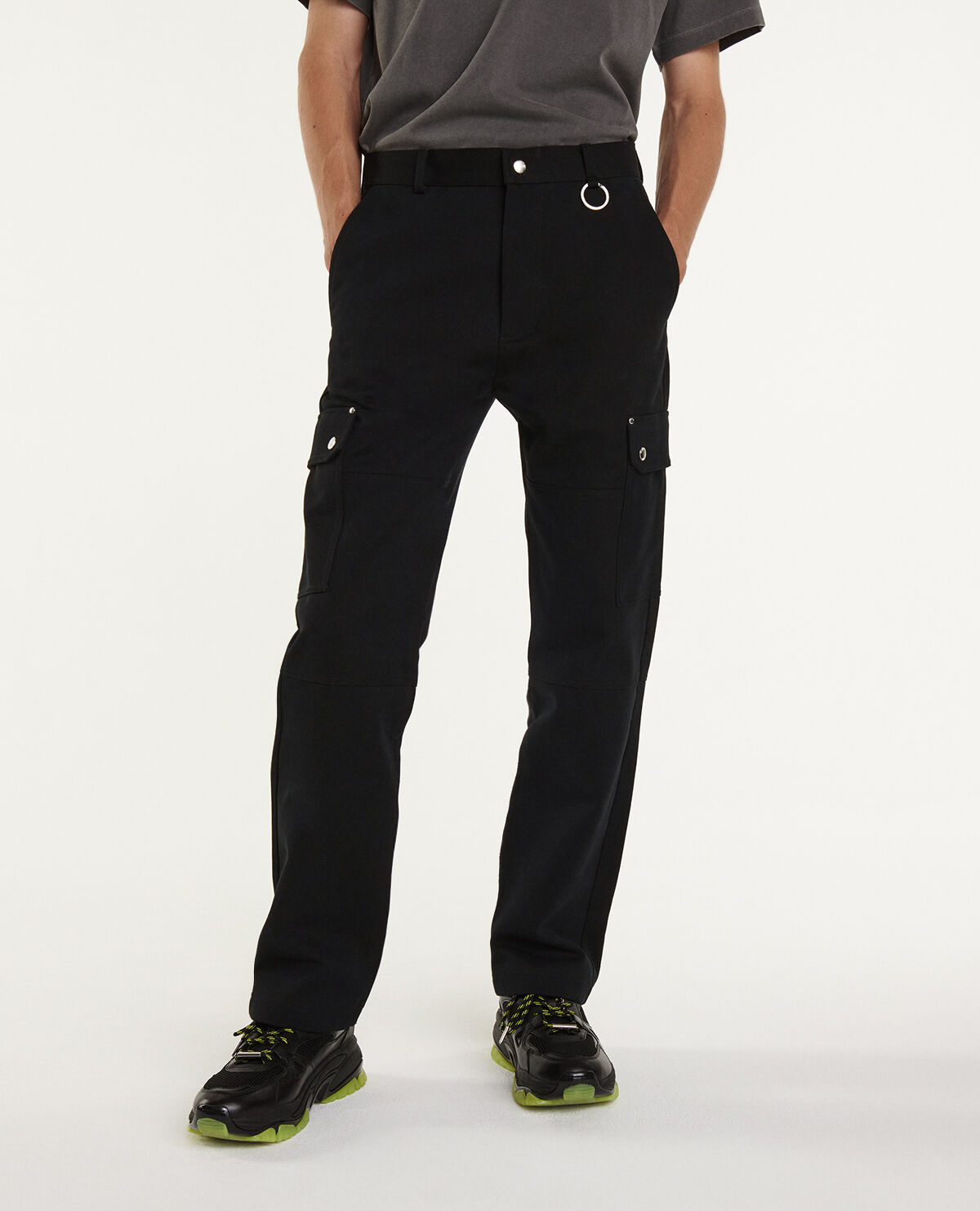 Black twill hot sale cargo pants