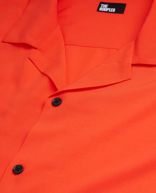 The Kooples HOMME ORANGE chemise casual orange