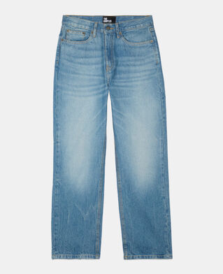 The Kooples FEMME MEDIUM BLUE jean boyfriend bleu