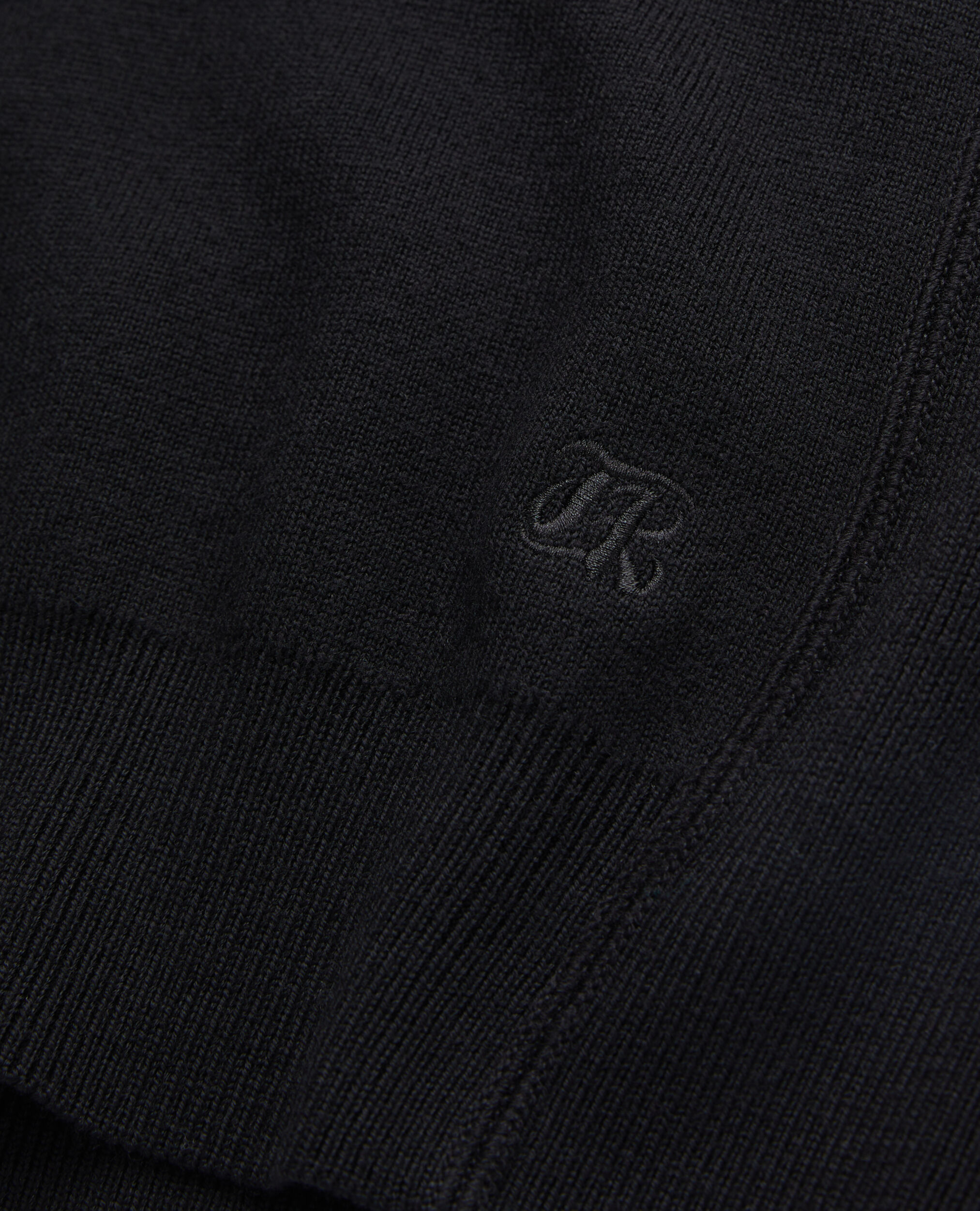 Schwarzer Pullover mit Kapuze, BLACK, hi-res image number null