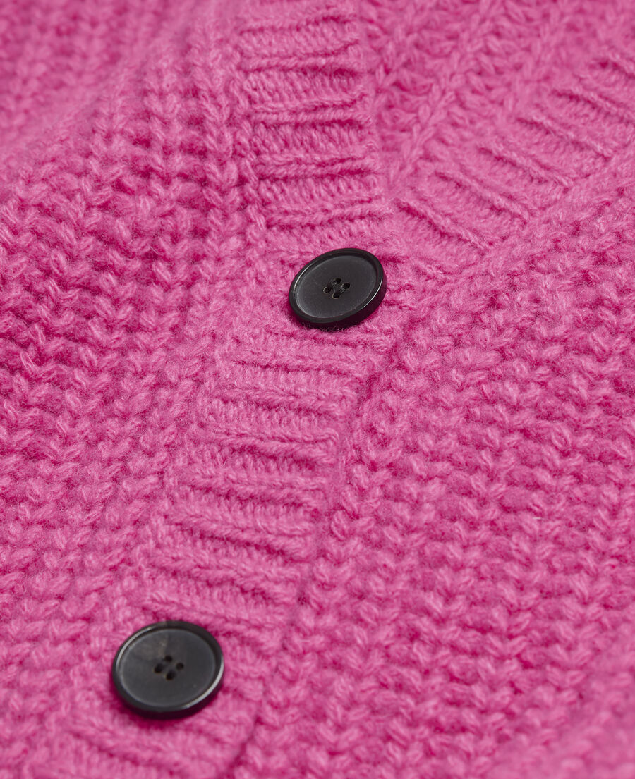pink cardigan