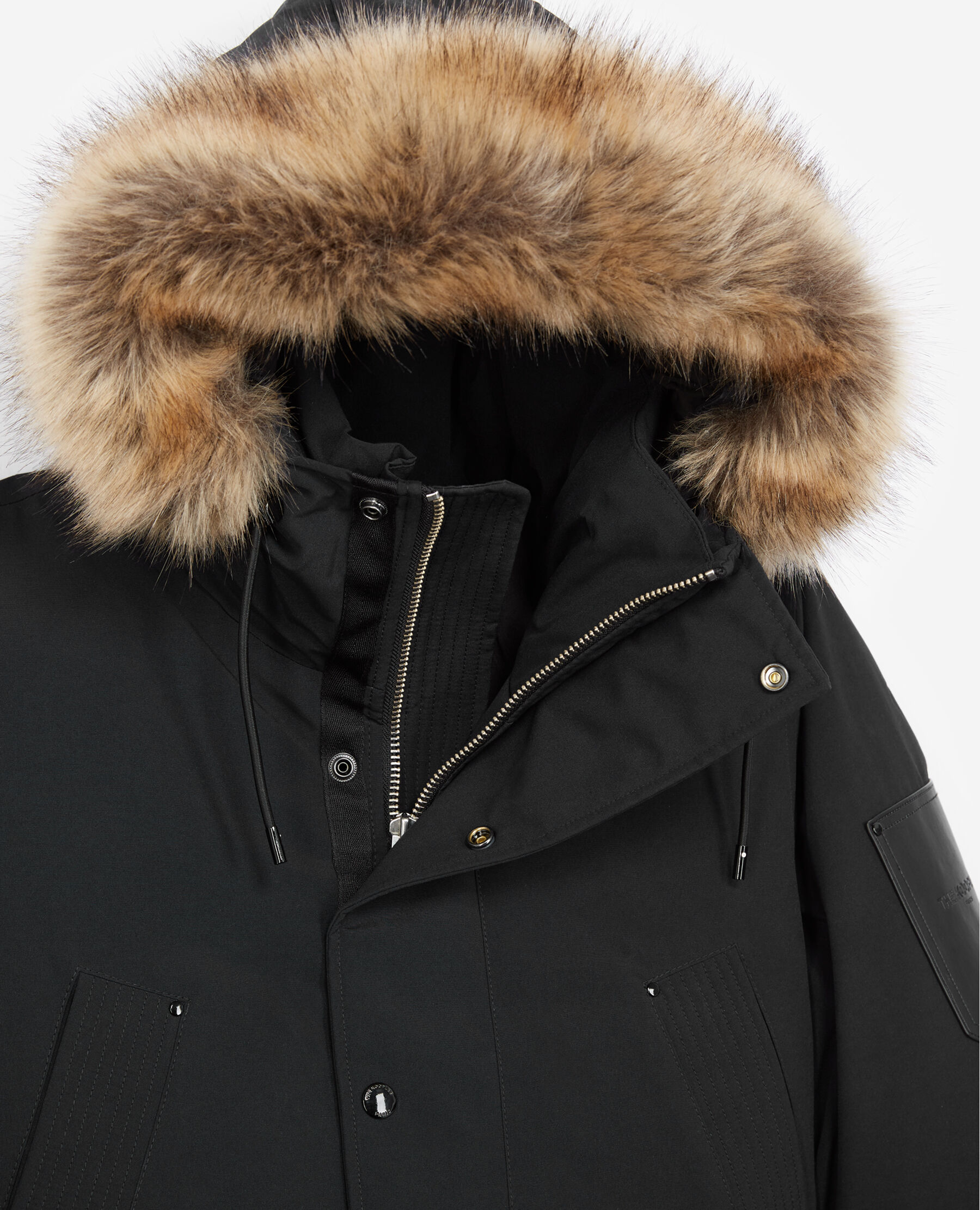 Kooples parka with fur collar clearance