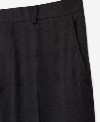 The Kooples HOMME BLACK pantalon de costume à motif