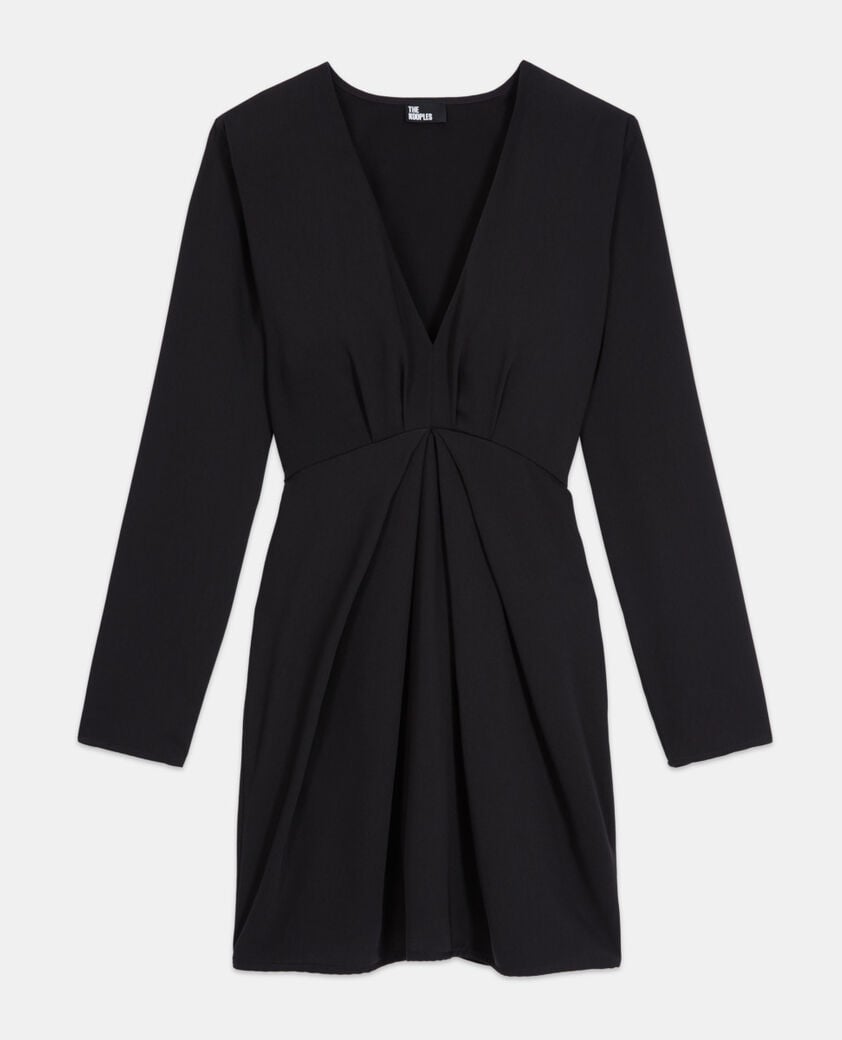 The Kooples FEMME BLACK robe courte noire