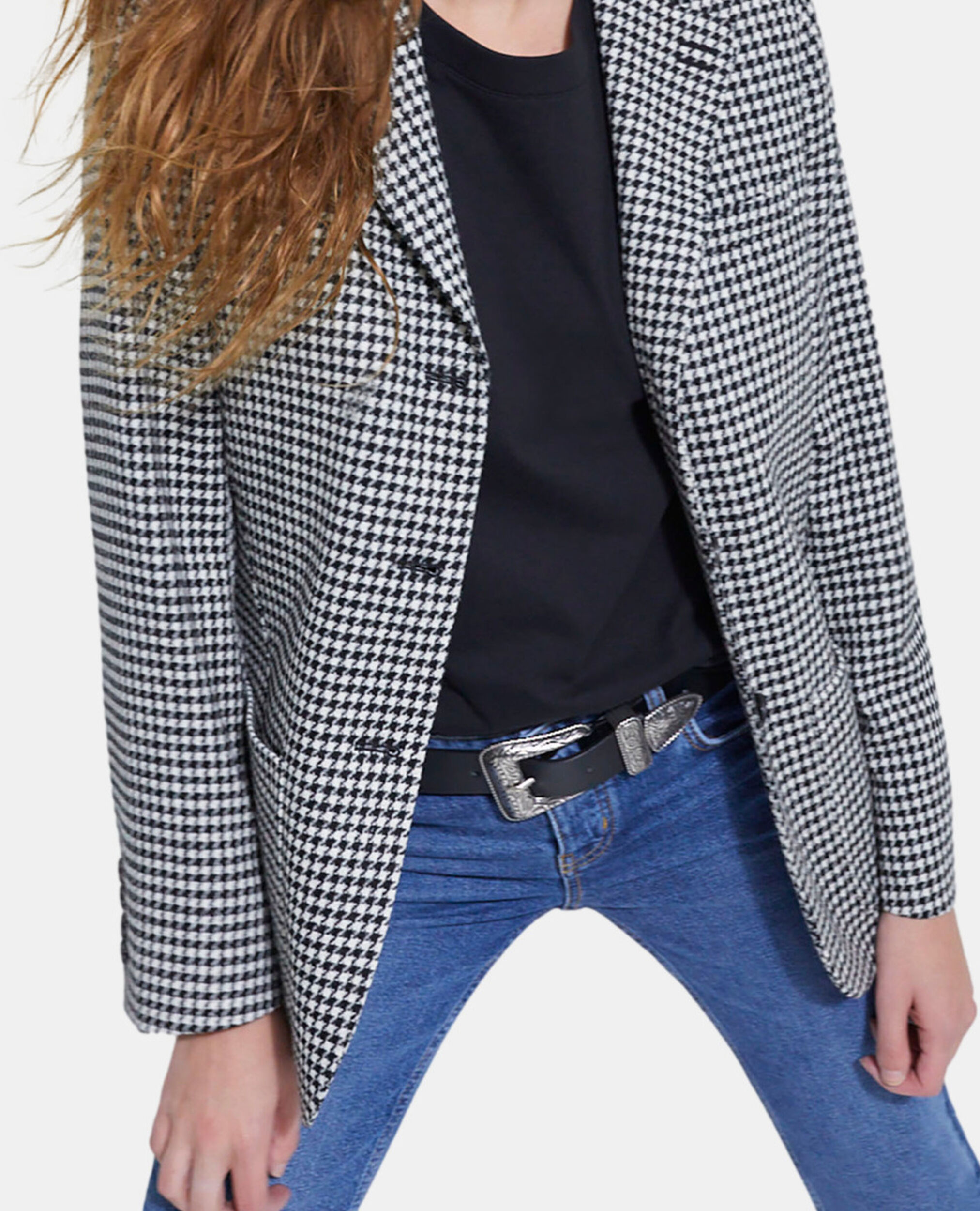 Wolljacke mit Print, BLACK WHITE, hi-res image number null