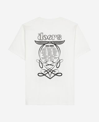 The Kooples MIXED ECRU mixed t-shirt the doors x the kooples ecru