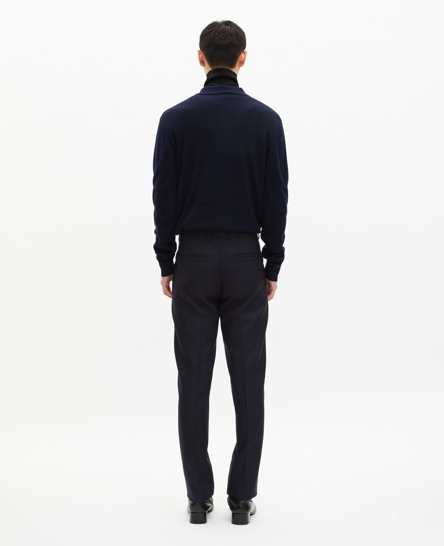 The Kooples MEN NAVY navy straight-leg pants