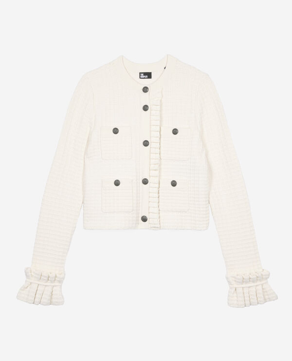 The Kooples FEMME ECRU cardigan ecru