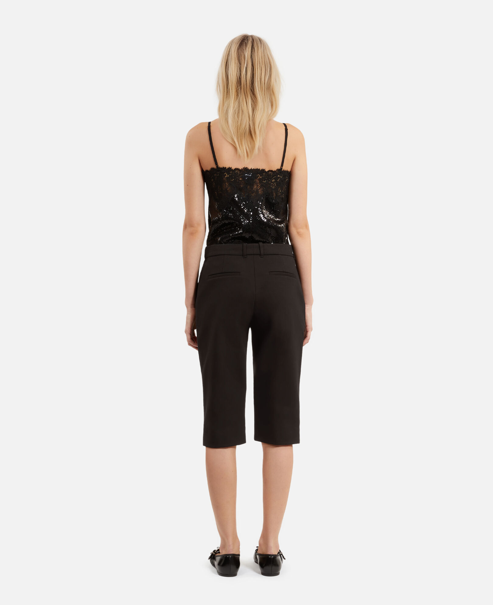The Kooples FEMME BLACK bermuda capri noir