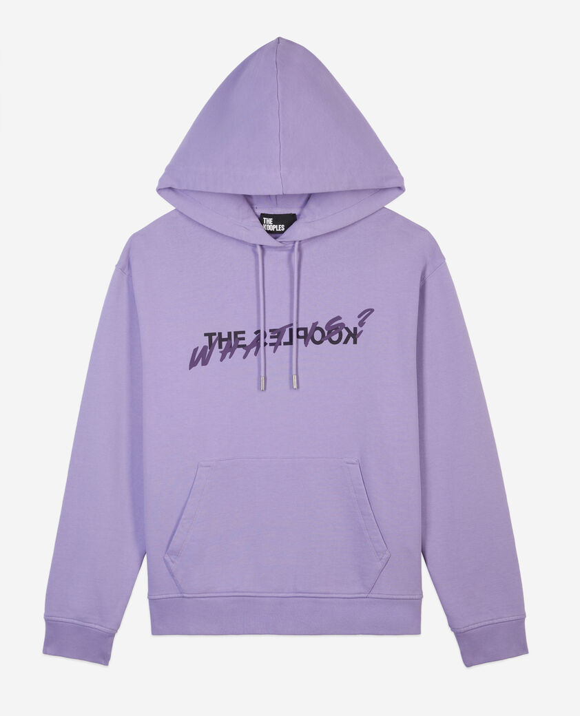 The Kooples FEMME LIGHT PURPLE sweatshirt à capuche what is mauve