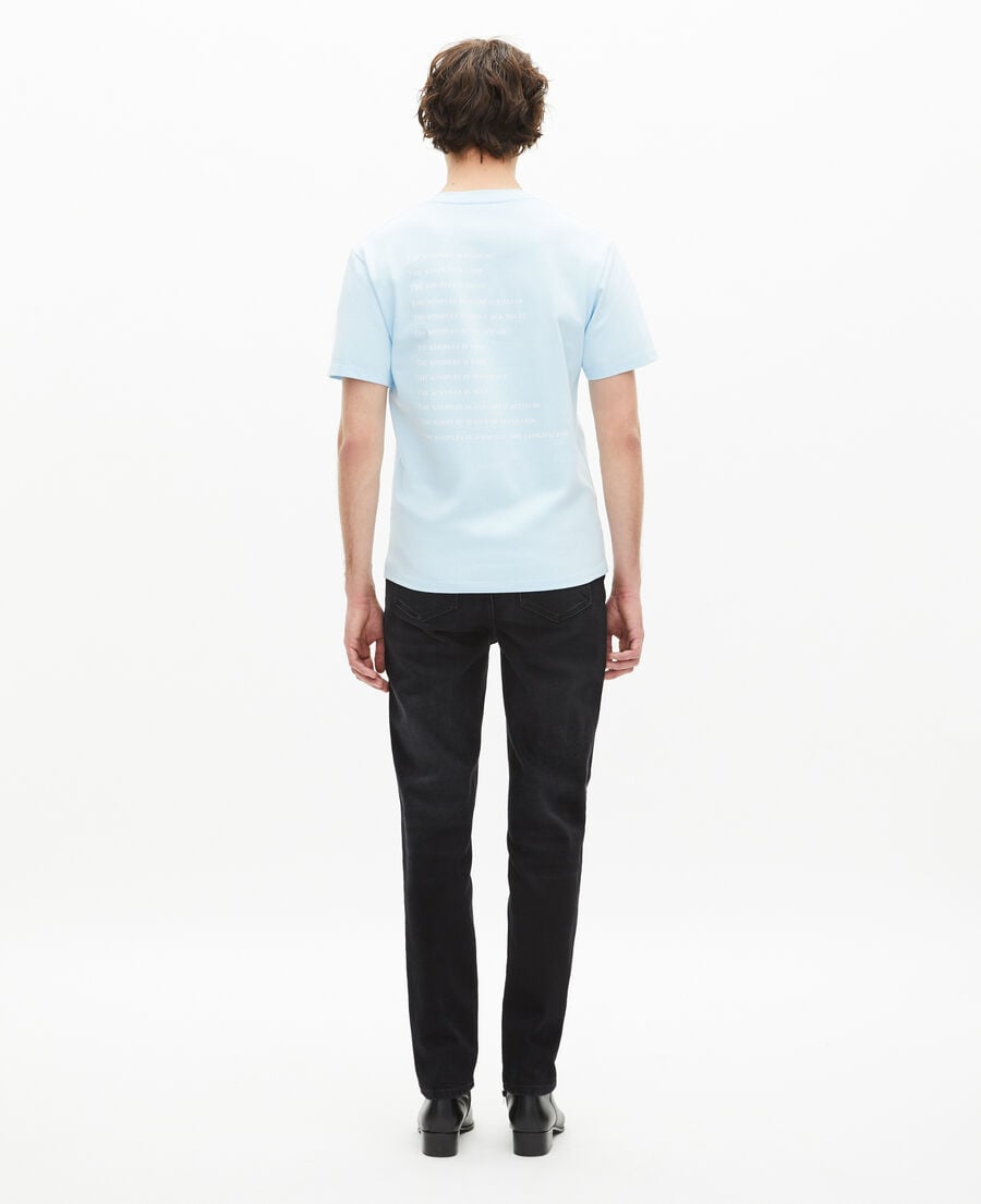 The Kooples HOMME BLUE SKY t-shirt what is bleu clair