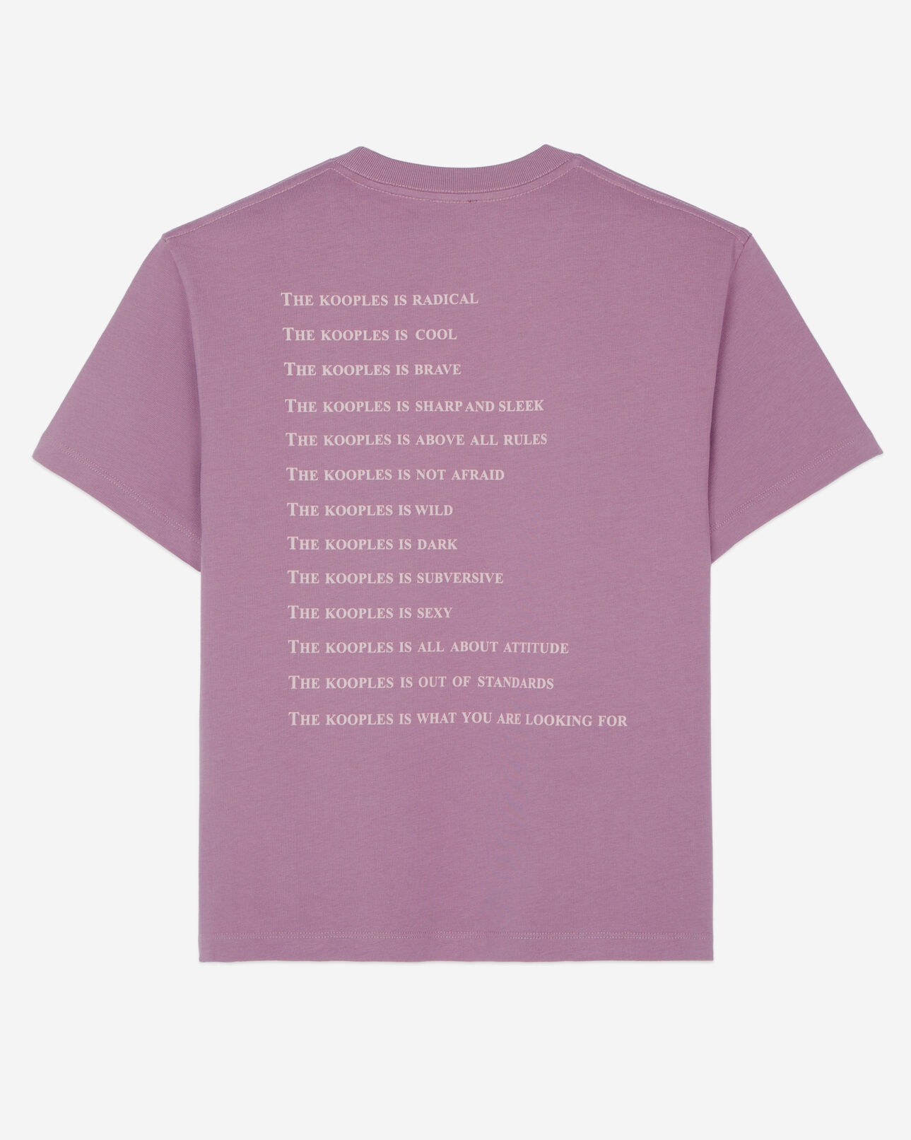 The Kooples FEMME PRUNE t-shirt what is violet 