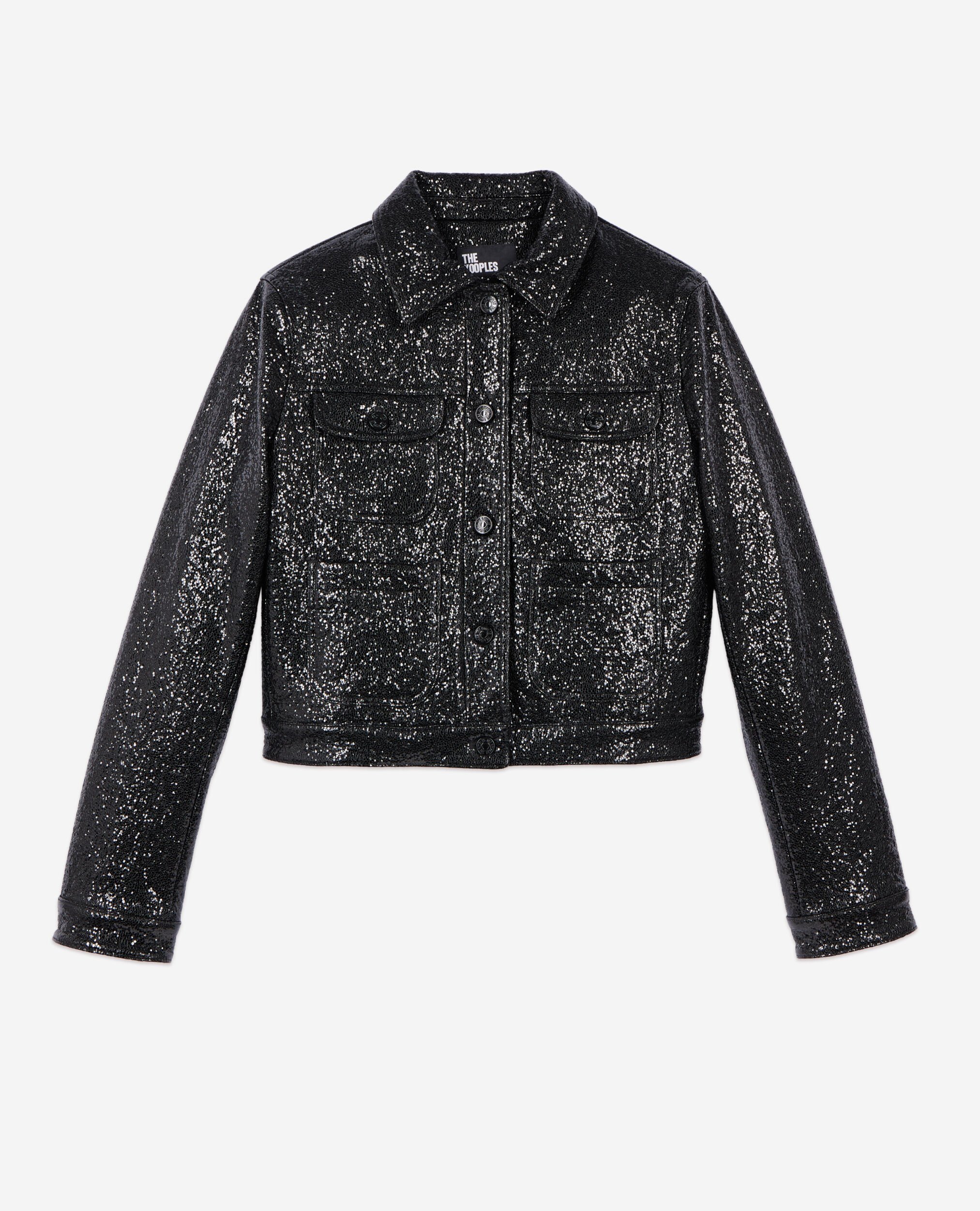 Chaqueta corta negra, BLACK, hi-res image number null