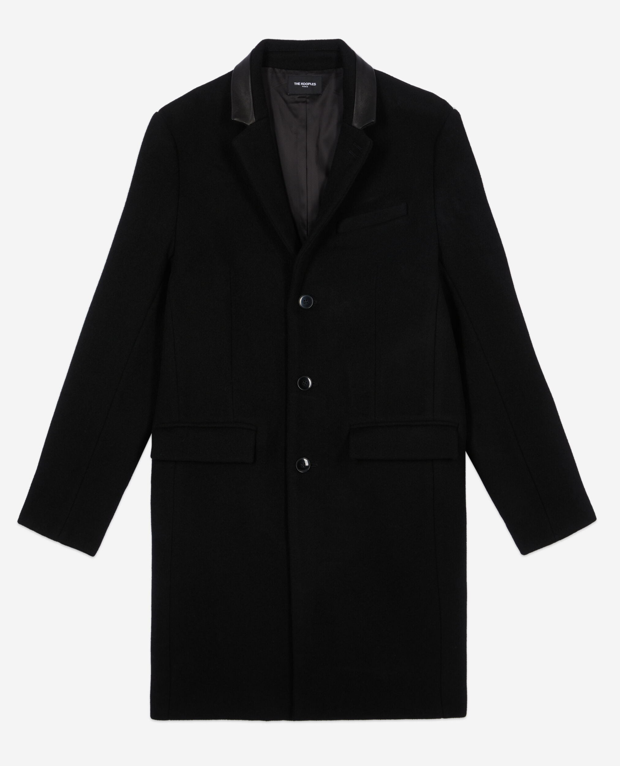 Plain black coat