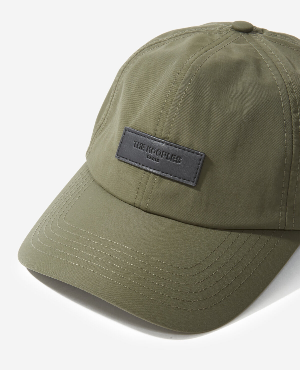 Khaki leather cap new arrivals