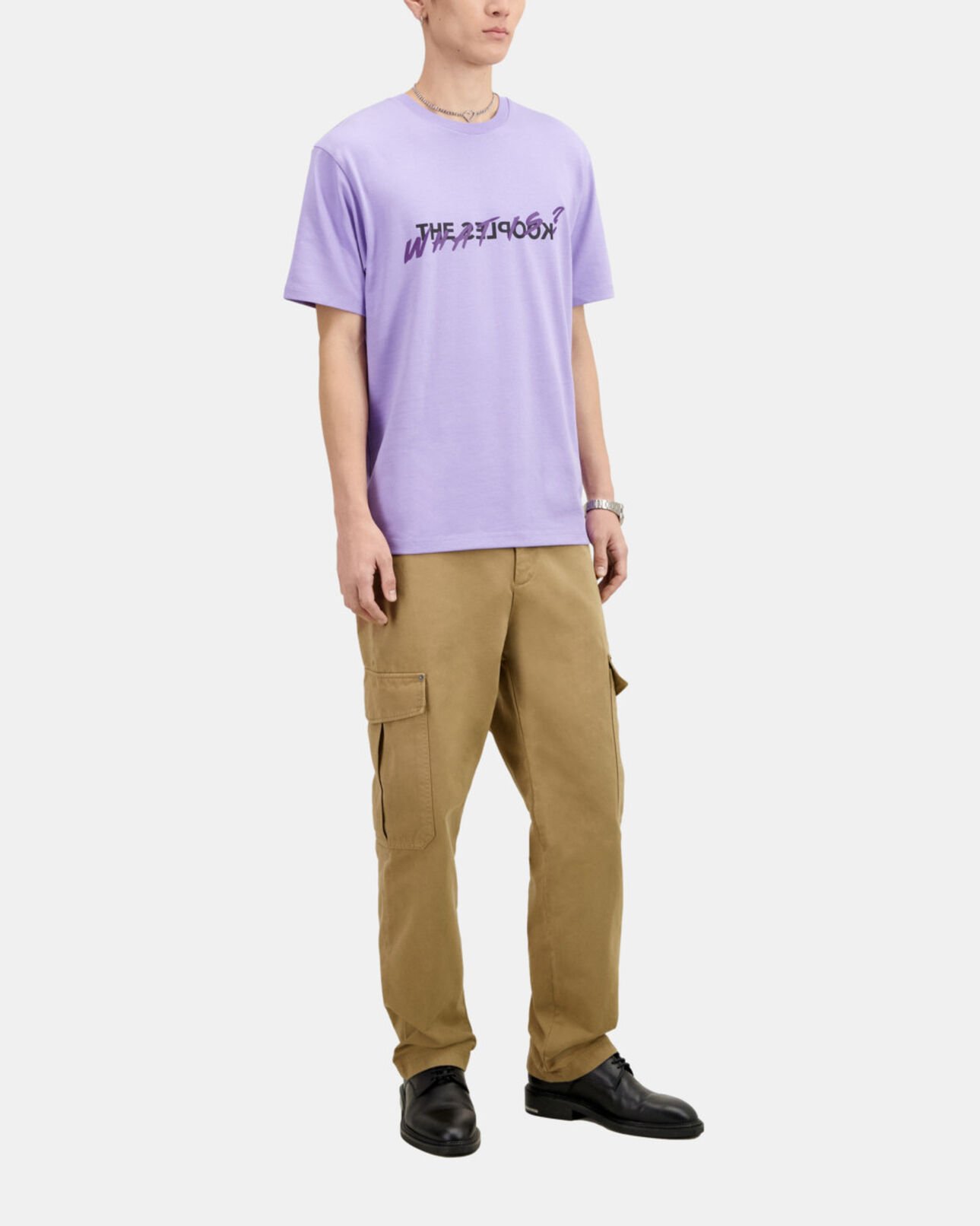The Kooples HOMME LIGHT PURPLE t-shirt what is mauve