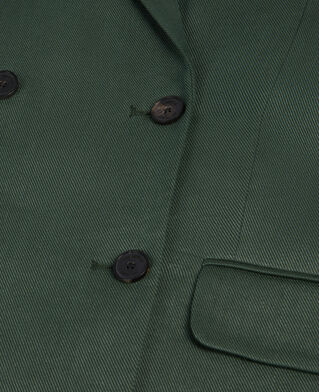 The Kooples DAMEN WOOD KAKI gr&uuml;ne anzugjacke