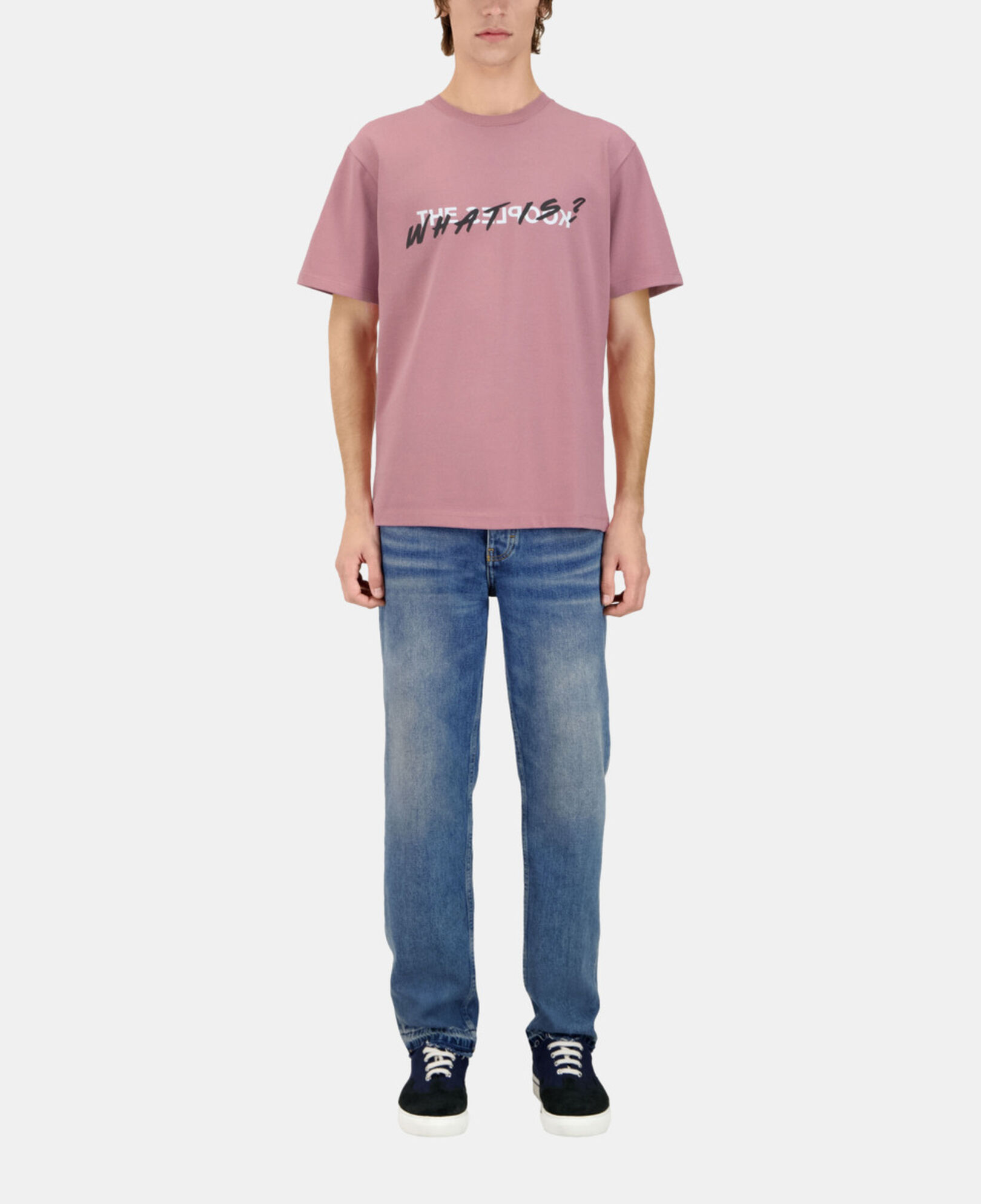 The Kooples MEN PINK WOOD lilac what is t-shirt