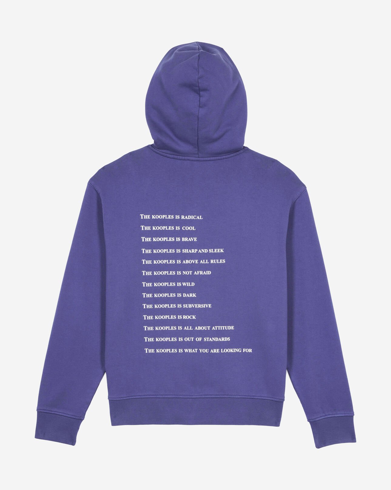 The Kooples MUJER BLUE ATLANTIQUE what is sudadera con capucha violeta