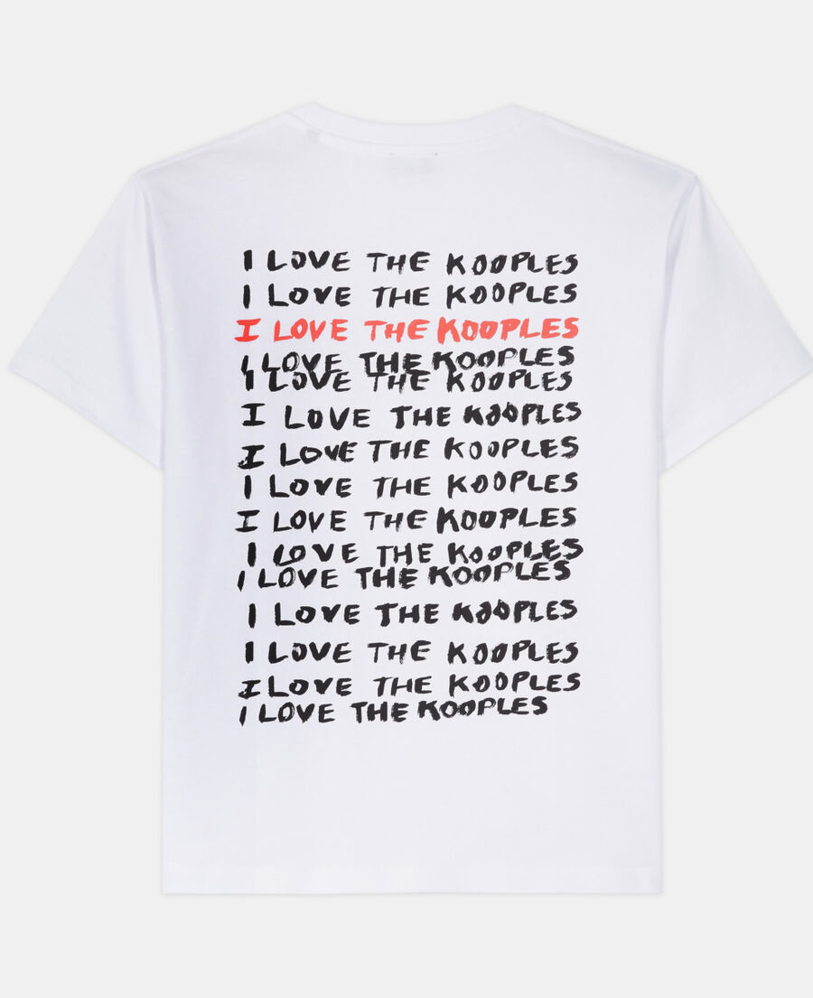 women's i love kooples white t-shirt
