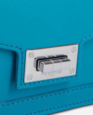 The Kooples WOMEN BLUE emily new nano bag in blue leather