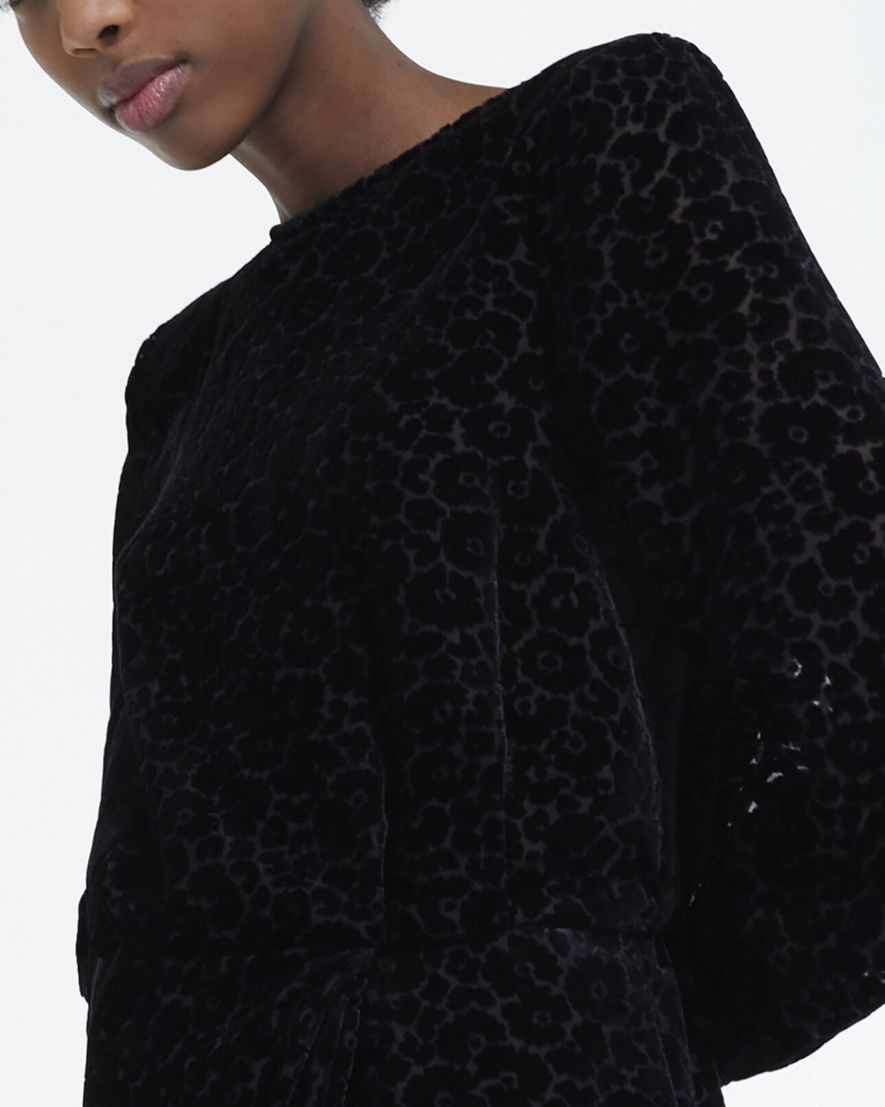 The Kooples MUJER BLACK vestido corto negro