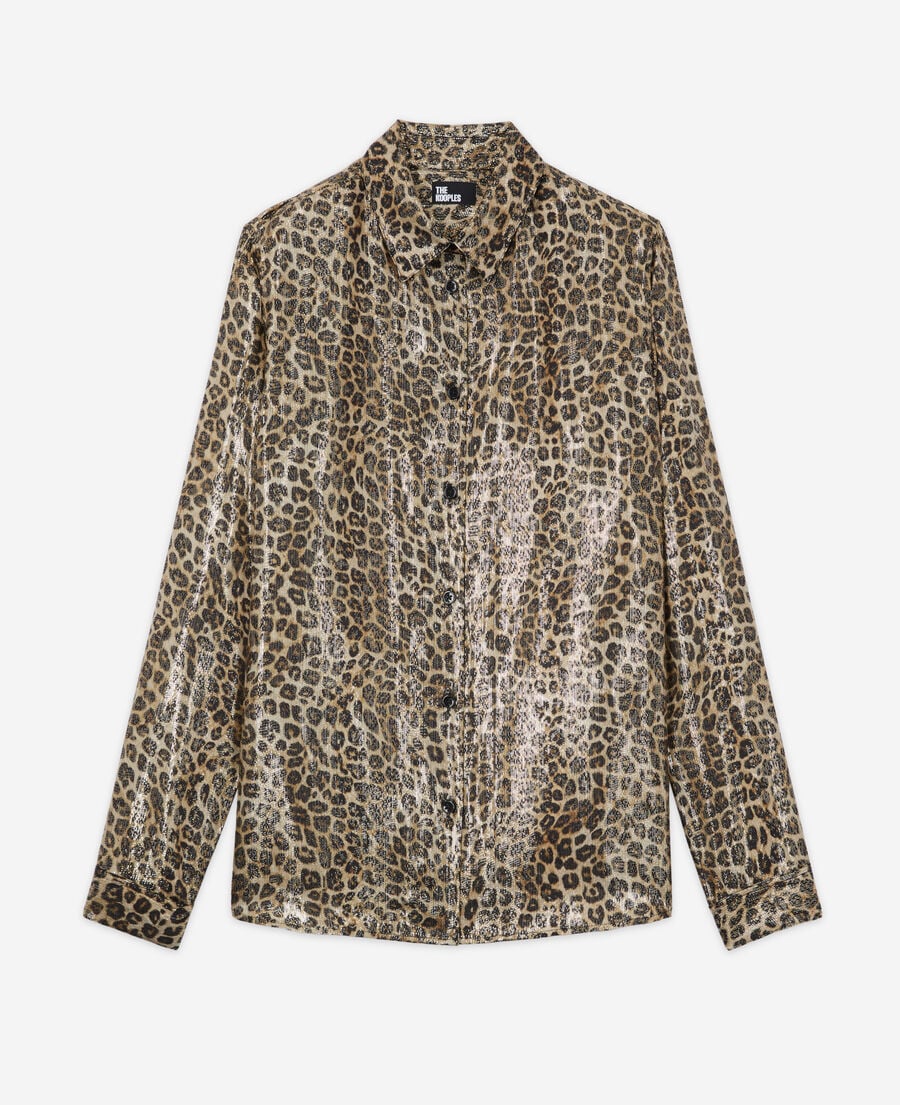 The Kooples FEMME LEOPARD chemise fluide léopard