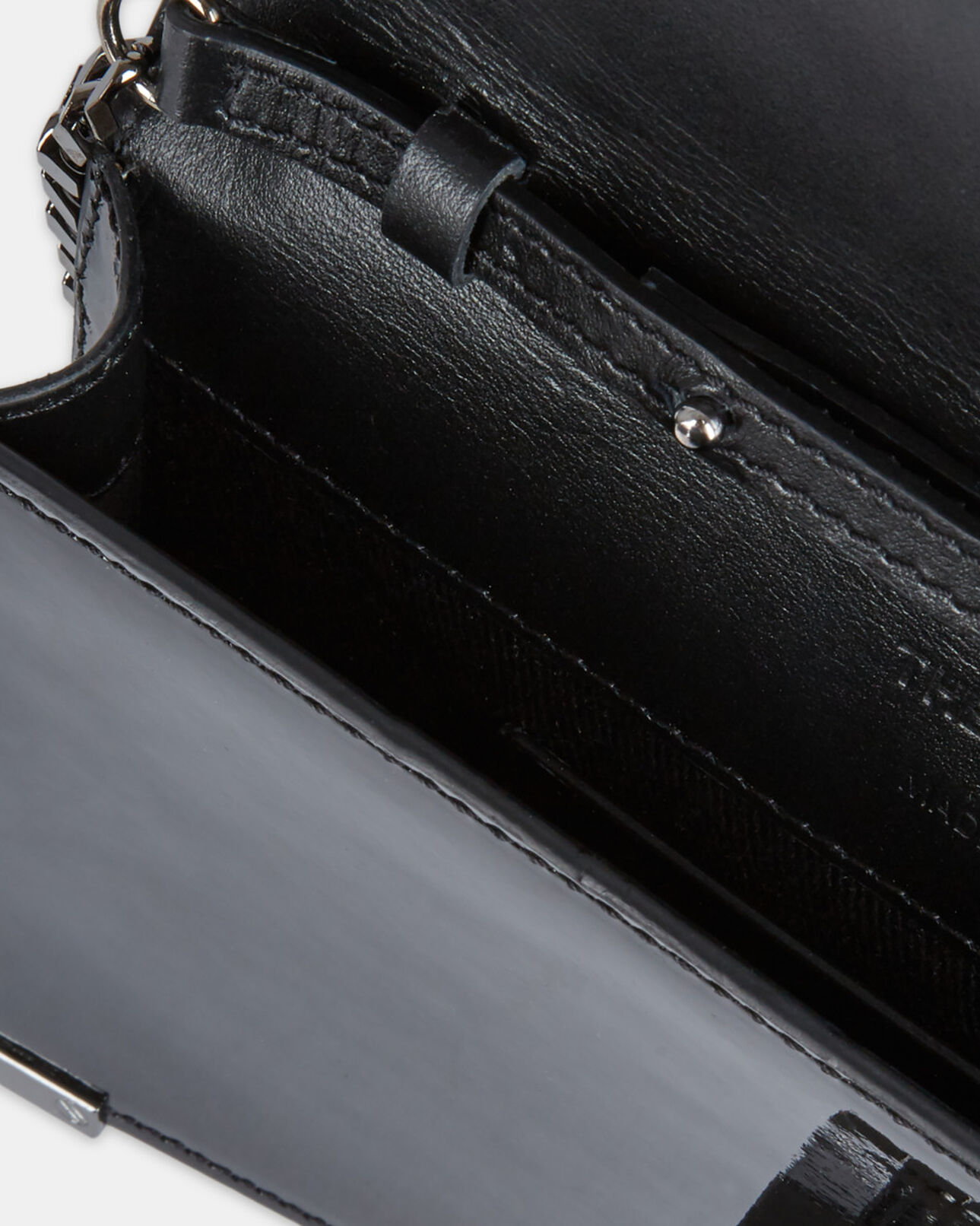 The Kooples FEMME BLACK pochette emily medium en cuir noir