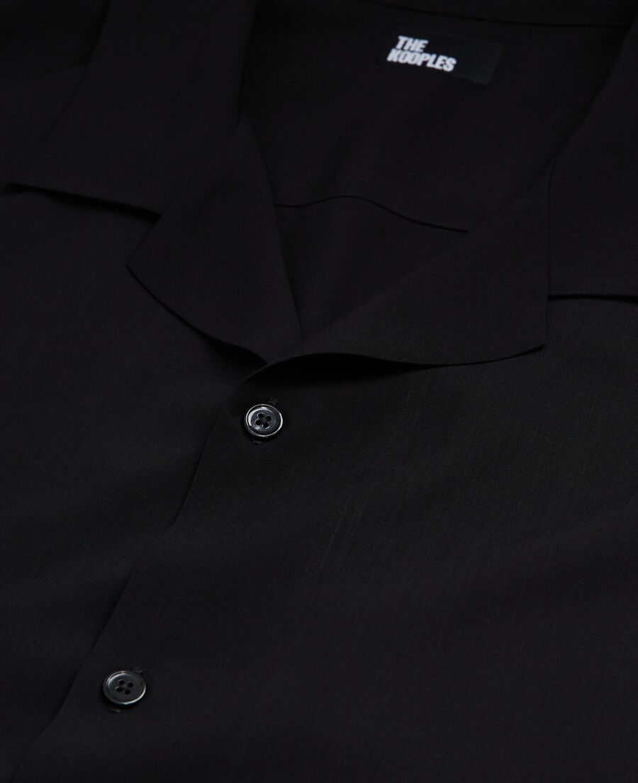 camisa informal negra