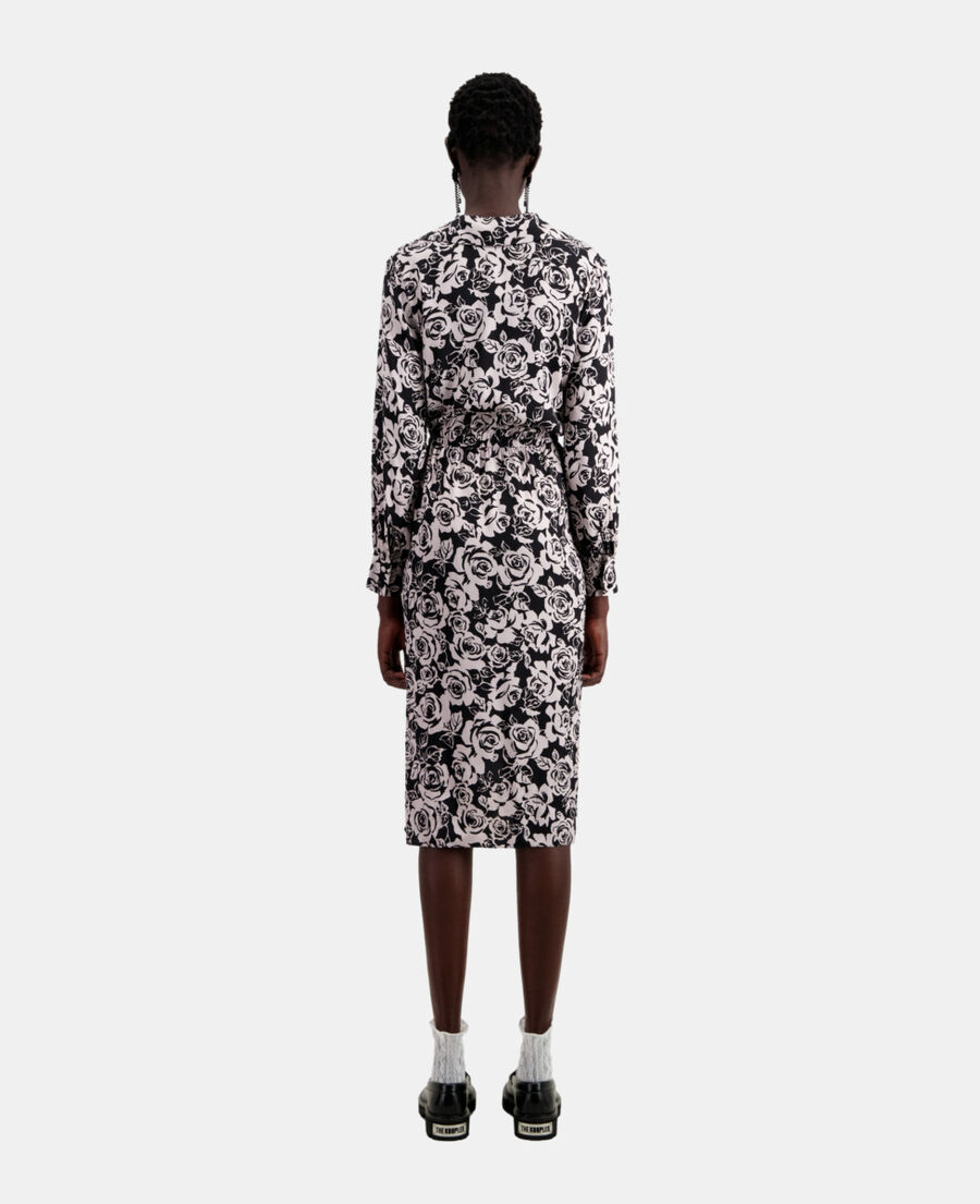 robe mi-longue imprimée